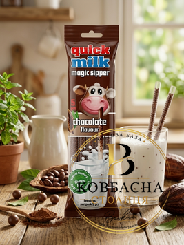 Трубочки для молока Quick milk sipper Шоколад /trubochky-dlia-moloka-quick-milk-sipper- фото