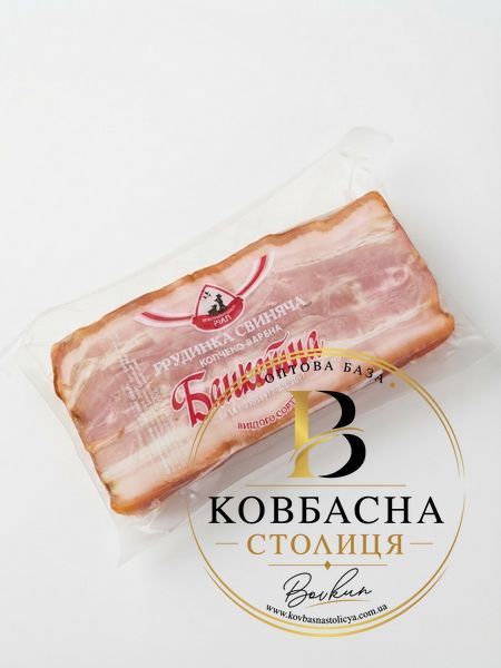 Грудинка "Банкетна" К/в в/с  ТМ Ріал 0.35кг /hrudynka-banketna-k-v-v-s-tm-rial-0.35kh/ фото