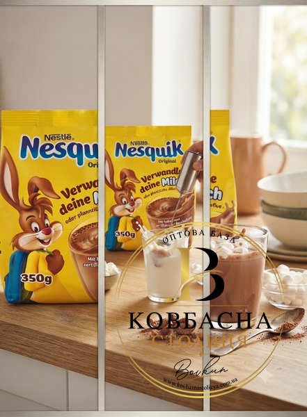 Какао Nestle Nesquik 350 г kakao-nestle-nesquik-350-h фото