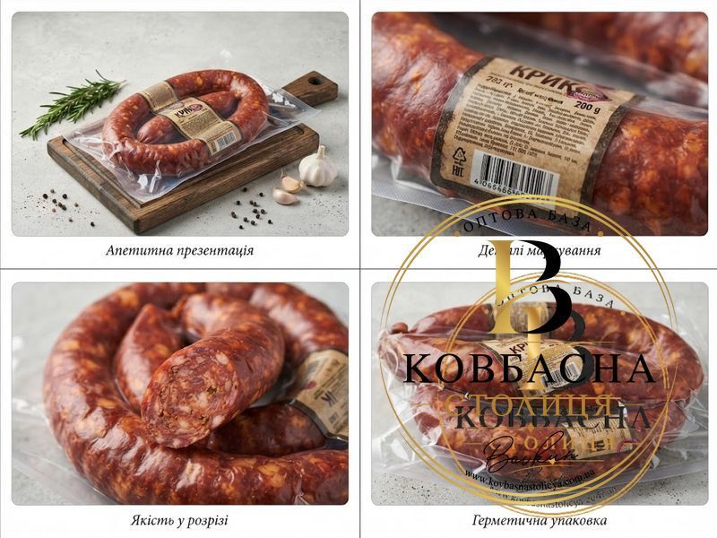 Колб. "Краківська" н/к в/г 0.75кг kolb.-krakivska фото