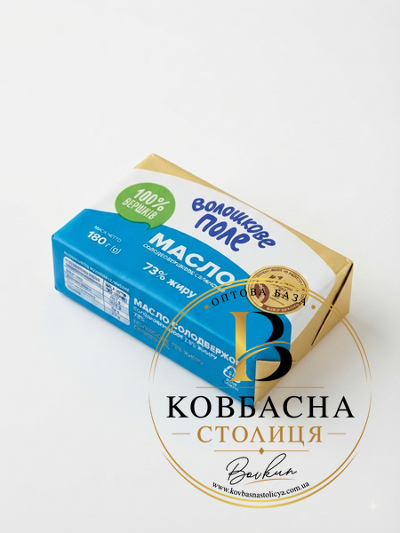Масло "Селянське" 73% 180гр.(ТМ Волошкове Поле ) /maslo-selianske-73-180hr.tm-voloshkove-pole/ фото