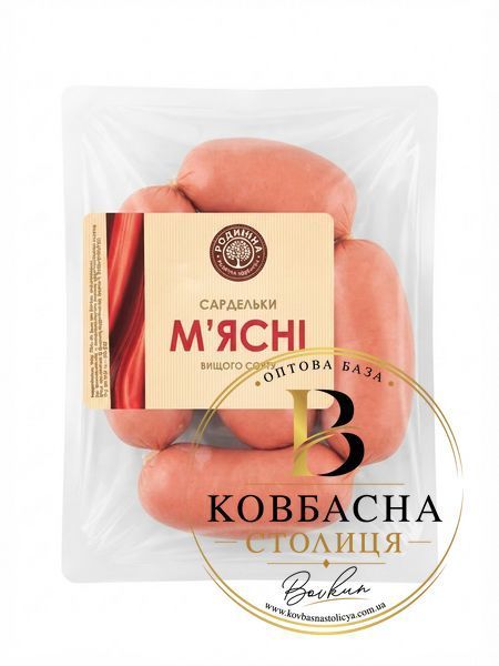 Сард. "М'ясні" 1/г ТМ Фамільна 0.5кг /sard.-miasni-1-h-tm-familna-0.5kh/ фото