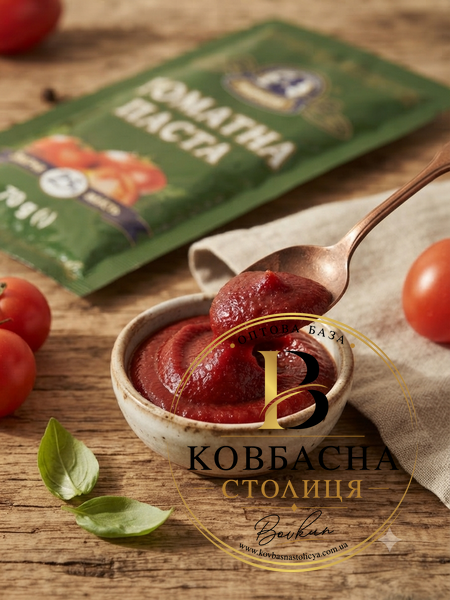 Томатна паста 25%  ТМ Жирнов 70г  tomatna-pasta-25-tm-zhyrnov-70h фото