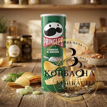 Чипси Pringles Cheese Onion Сир та Цибуля 165 г chypsy-pringles-cheese-onion фото